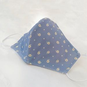 COPY - Handmade Blue Daisy Face Mask